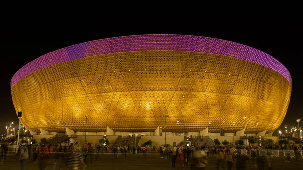 Doha,Qatar- September 09,2022:Lusail Iconic Stadium or Lusail Stadium is a football stadium in Lusail, Qatar.