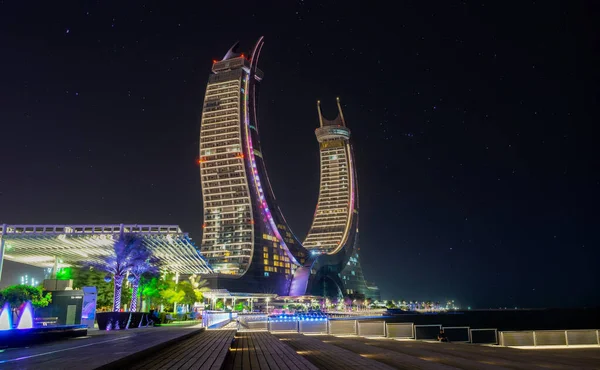 Lusail Katar Oktober 2022 Die Neue Entwicklungsstadt Lusail Mit Dem — Stockfoto
