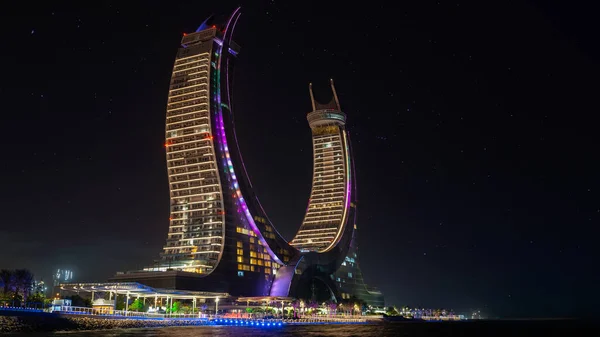 Lusail Qatar Oktober 2022 Nieuwe Ontwikkelingsstad Lusail Met Nieuwe Woontoren — Stockfoto