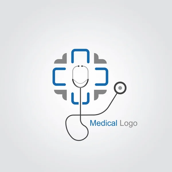 Templat Desain Logo Vektor Perawatan Kesehatan Logo Medis Desain Untuk - Stok Vektor