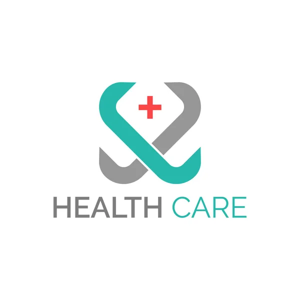 Health Care Vector Logo Design Template Medical Logo Design Clinic — Stock Vector