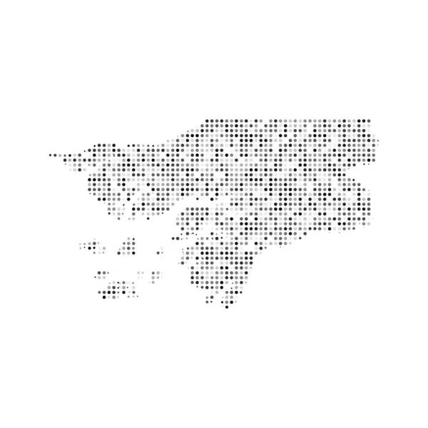 Абстрактная Черно Белая Галопирующая Векторная Карта Эффекта Гинзбурга Бисмарка Цифровая — стоковый вектор