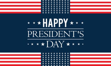Happy Presidents Day, 21th February. Vector template Design for banner, card, poster, background.