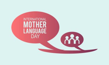International Mother Language Day, February 21. Vector template Design for banner, card, poster, background.