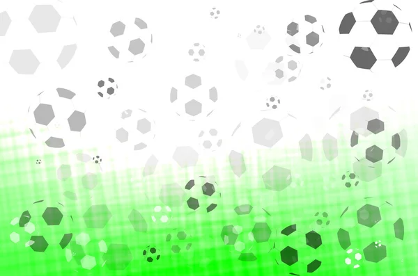 Football soccer with the green background. — Stock Photo, Image