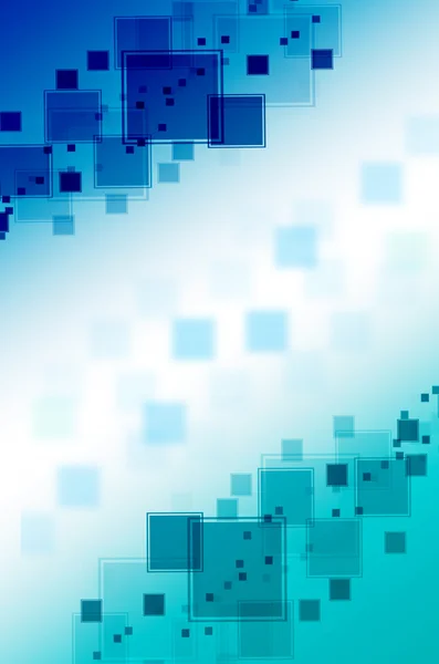 Abstracte blauwe vierkante achtergrond. — Stockfoto