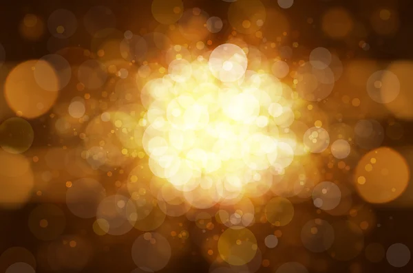 Golden bokeh — Stock Photo, Image