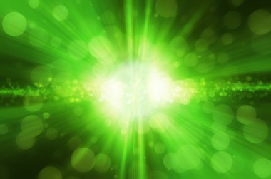 Yeşil bokeh arka plan