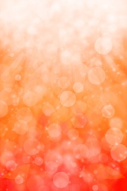 Turuncu arka plan arka ışık bokeh. 
