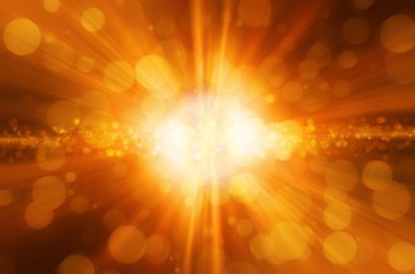 Turuncu bokeh arka plan