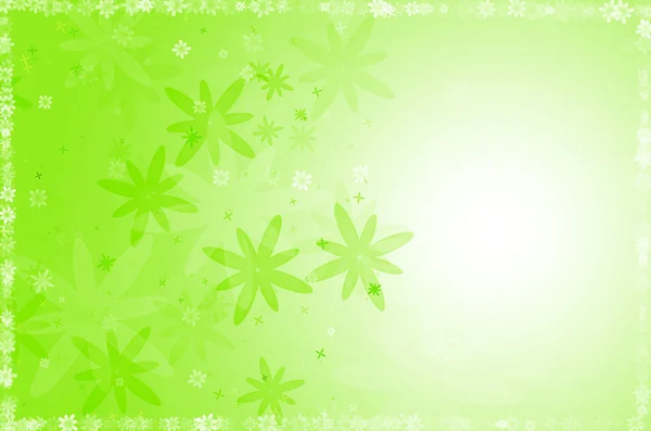Flor verde fundo abstracto . — Fotografia de Stock