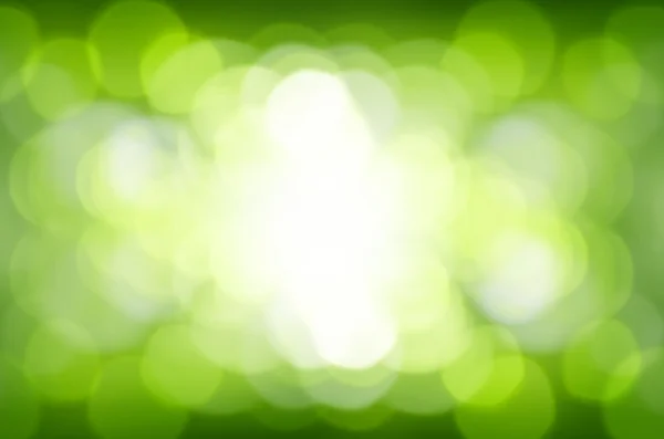 Groene bokeh lichte achtergrond — Stockfoto