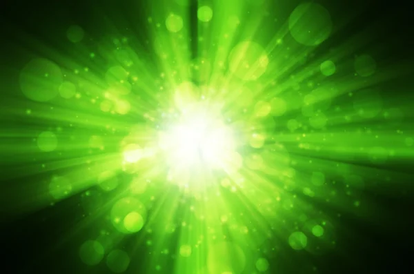 Yeşil bokeh açık renkli