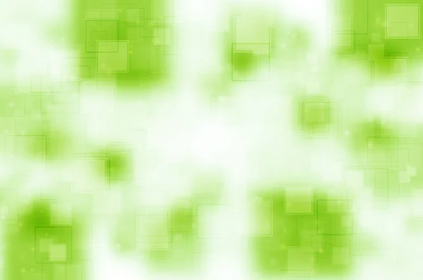 Αφηρημένο πράσινο με το τετραγωνικό πλαίσιο. — Φωτογραφία Αρχείου