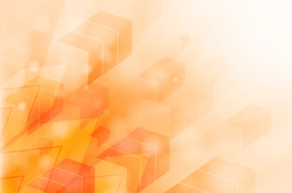 Orange abstrakte Technologie Hintergrund. — Stockfoto