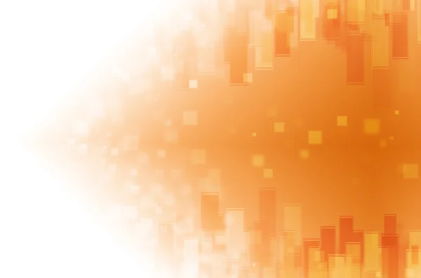 Orange tech med fyrkantiga bakgrund Stockbild