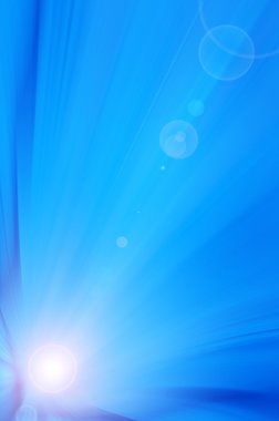 Parlak mavi arkaplan