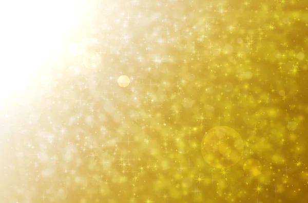 Stars light on golden backgrounds. — Stock Photo, Image