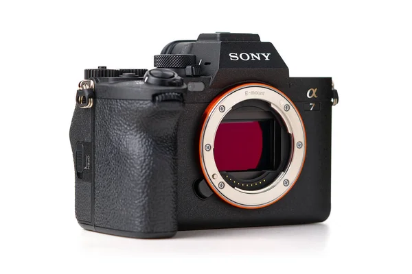 Tallinn Estonia May 2022 Sony Miv Fullframe Mirrorless Camera Body — Stock Photo, Image