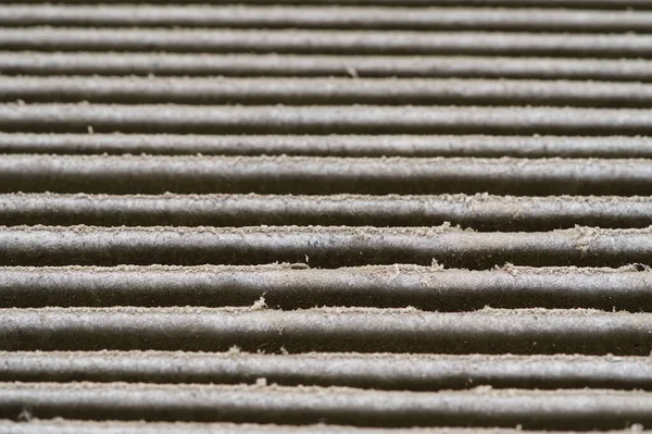 Hvac Filter Needs Replaced Dirty Old Filter Dust Dirty Air — Stock Photo, Image