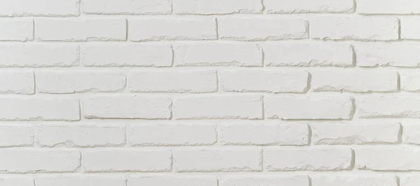 Textur Für Hintergrund Aus Vintage White Brick Wall — Stockfoto