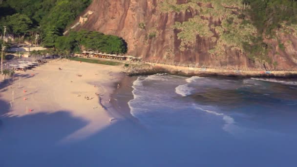 Vista Praia Leme Rio Janeiro Brasil — Vídeo de Stock