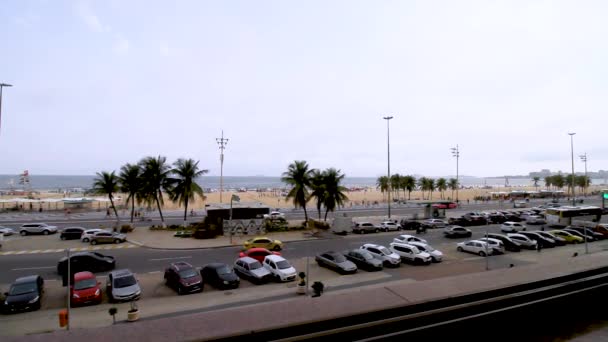 Plaża Copacabana Rio Janeiro Brazylia — Wideo stockowe