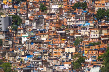 Rio de Janeiro 'daki kenar mahalle rocinha' sı.