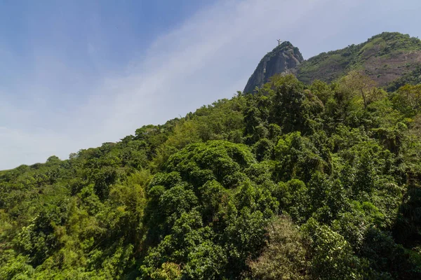 Cristo Redentor Río Janeiro Brasil Octubre 2021 Cristo Redentor Visto —  Fotos de Stock