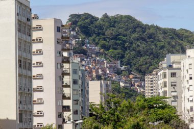 Santa Marta Tepesi Rio de Janeiro 'daki Humaita bölgesinden görüldü..