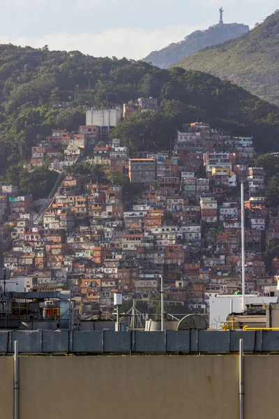 Cantagalo Hill Christ Redeemer Rio Janeiro Brazil Kasım 2021 Cantagalo — Stok fotoğraf