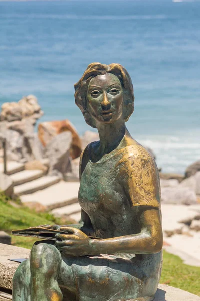 Statue Clarice Lispector Rio Janeiro Brazil October 2021 Rio Janeiro — Stock Photo, Image
