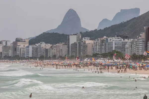 Rio Janeiro Brezilya Daki Ipanema Plajı Kasım 2021 Rio Janeiro — Stok fotoğraf