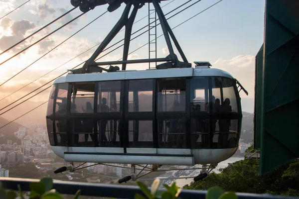 Sugarloaf Cable Car Rio Janeiro Brazil December 2021 Sugarloaf Cable — 스톡 사진