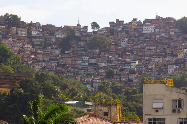 Rocinha Favela Seen Top Gavea District Rio Janeiro — Fotografia de Stock