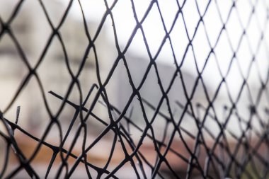 Rio de Janeiro 'daki bir pencere koruma ekranının ayrıntıları.