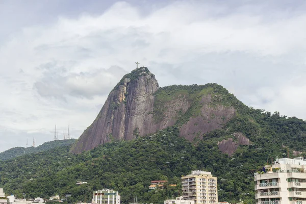 Cristo Redentor Rio Janeiro Brasil Dezembro 2021 Cristo Redentor Visto — Fotografia de Stock