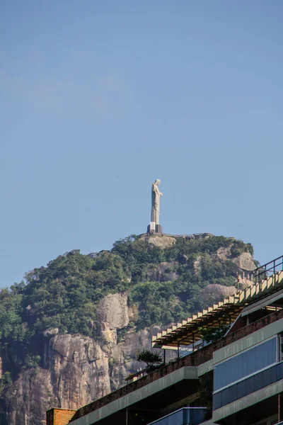 Christus Verlosser Rio Janeiro Brazilië December 2021 Christus Verlosser Gezien — Stockfoto