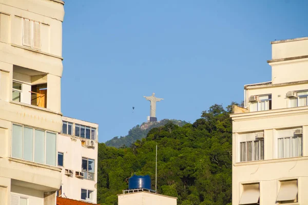 Christ Redeemer Rio Janeiro Brazil January 2022 Christ Redeemer Seen — Stock Photo, Image