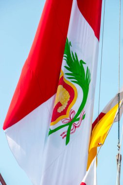 Rio de Janeiro, Brezilya 'da Peru bayrağı.