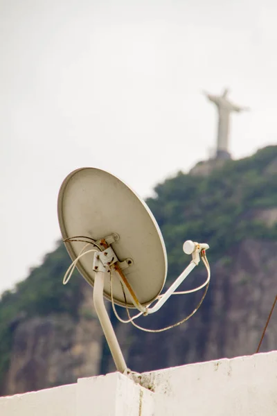 Antena Televisión Río Janeiro Brasil — Foto de Stock