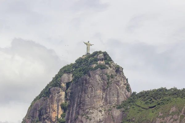 Cristo Redentor Rio Janeiro Brasil Dezembro 2021 Cristo Redentor Visto — Fotografia de Stock