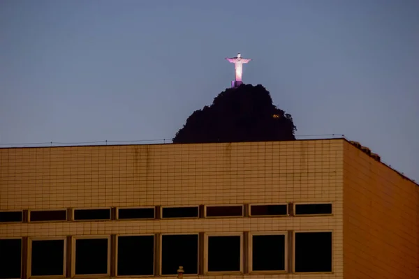 Cristo Redentor Río Janeiro Brasil Enero 2022 Cristo Redentor Visto —  Fotos de Stock