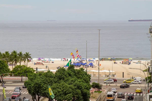 브라질 리우데자네이루의 카바나 2022 리우데자네이루의 코파카바나 — 스톡 사진
