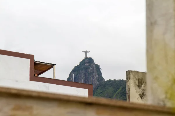Christ Redeemer Rio Janeiro Brazil February 2022 Christ Redeemer Seen — Stock Photo, Image