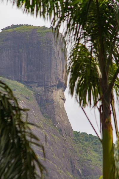 Gavea Stone Seen Sao Conrado Neighborhood Rio Janeiro — Stock Photo, Image