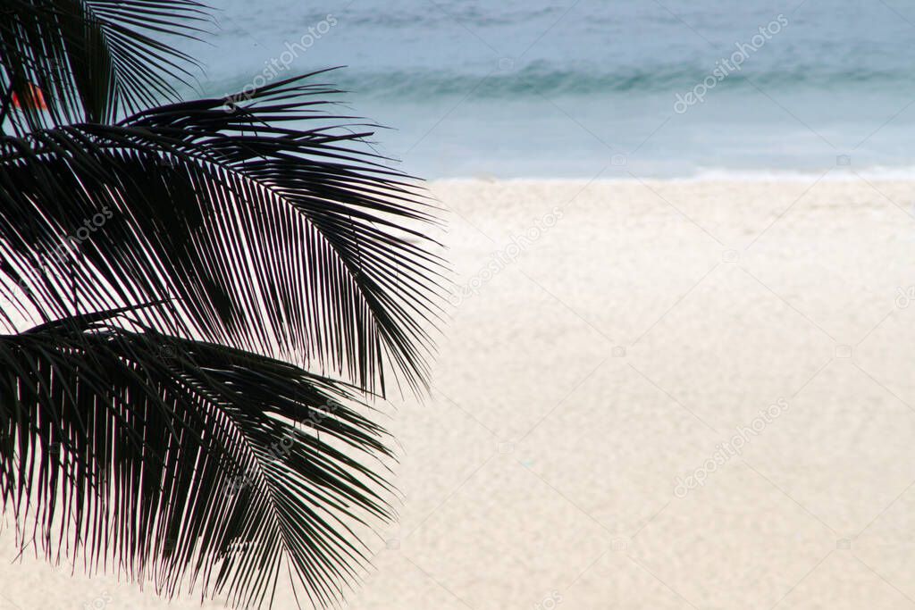 Copacabana Beach in Rio de Janeiro.