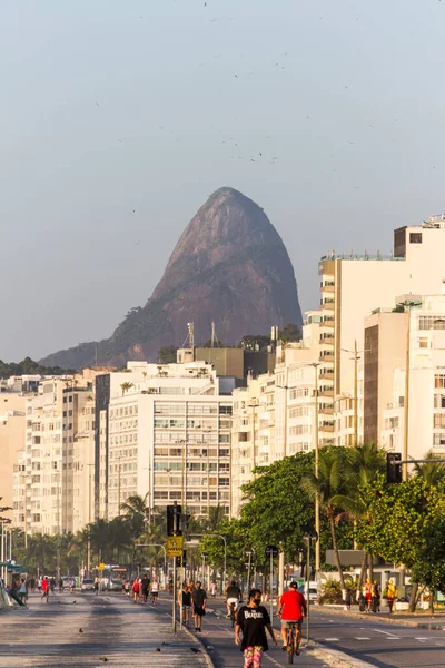 Two Hill Brother Seen Copacabana Rio Janeiro Brazil January 2022 — Fotografia de Stock
