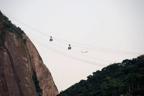 Rio Janeiro Brezilya Daki Sugarloaf Teleferiği Mart 2022 Rio Janeiro — Stok fotoğraf