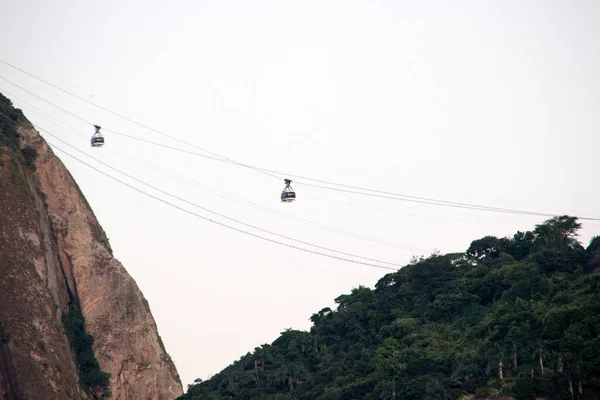 Rio Janeiro Brezilya Daki Sugarloaf Teleferiği Mart 2022 Rio Janeiro — Stok fotoğraf